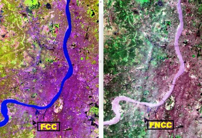 False Color Composite Fcc Remote Sensing Gisrsstudy