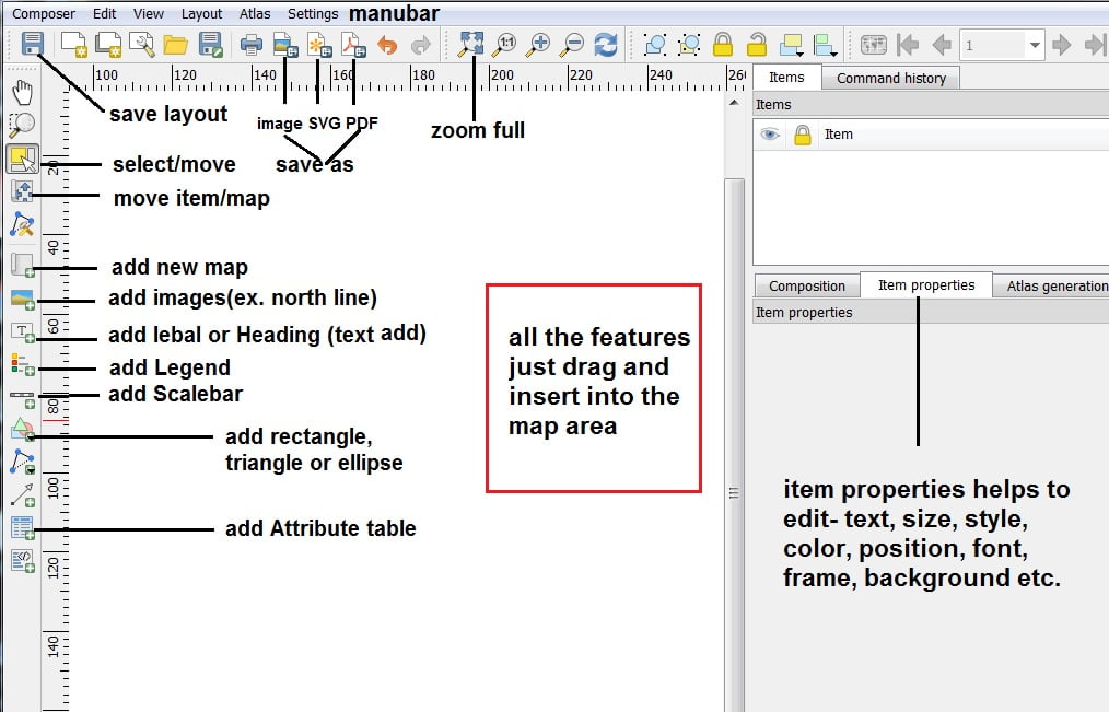 map layout qgis