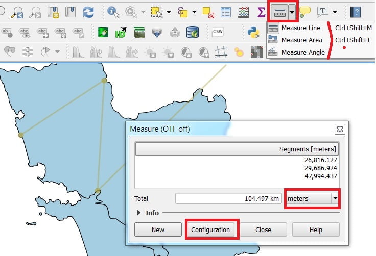 measurement in qgis tutorial