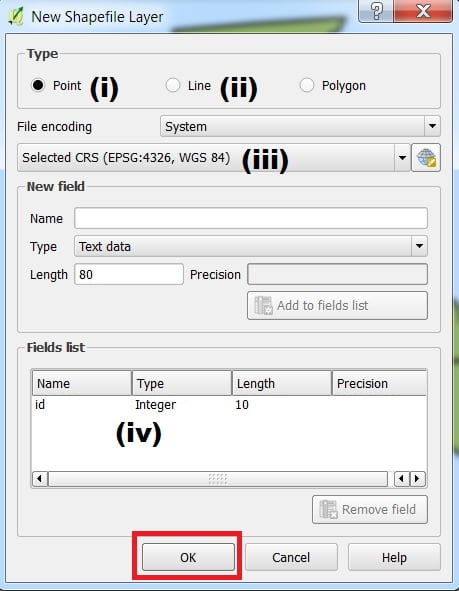 point or line layer