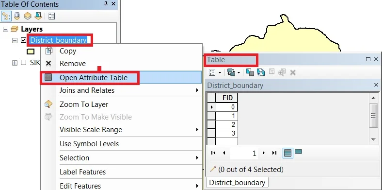 open attribute table in arcgis tutorial