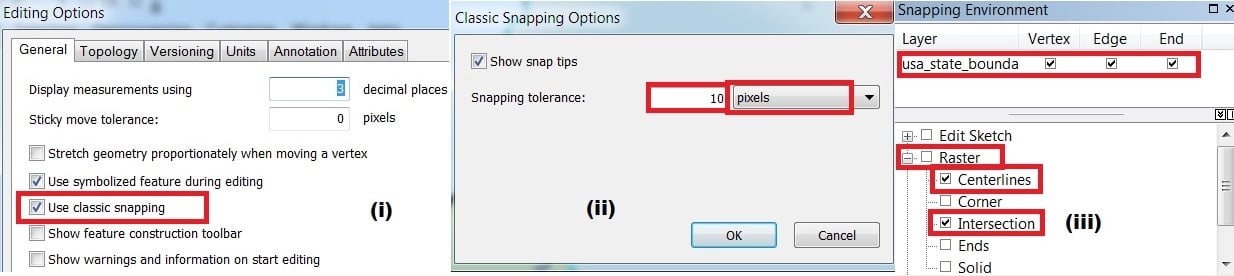 snapping setting in arcgis tutorial
