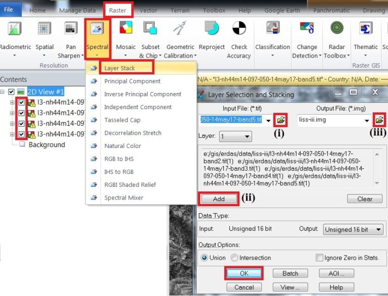 layer stack-raster image processing method