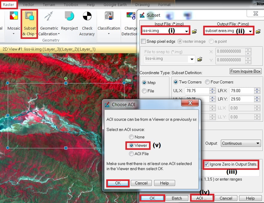 subse- raster processing