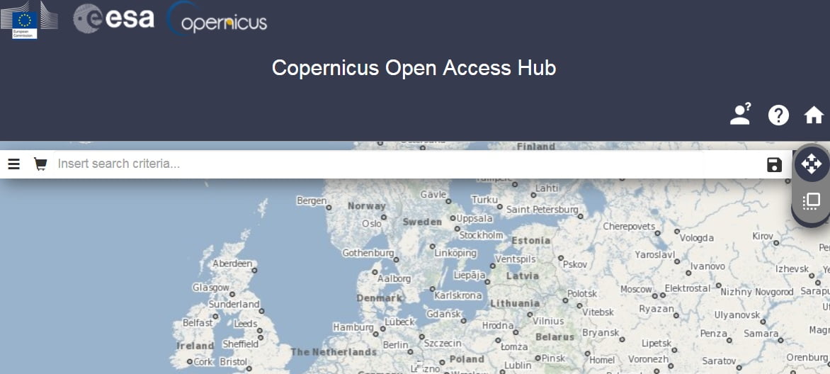 Sentinel Open Access Hub