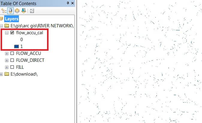 FLOW ACCUMULATION calculation customize