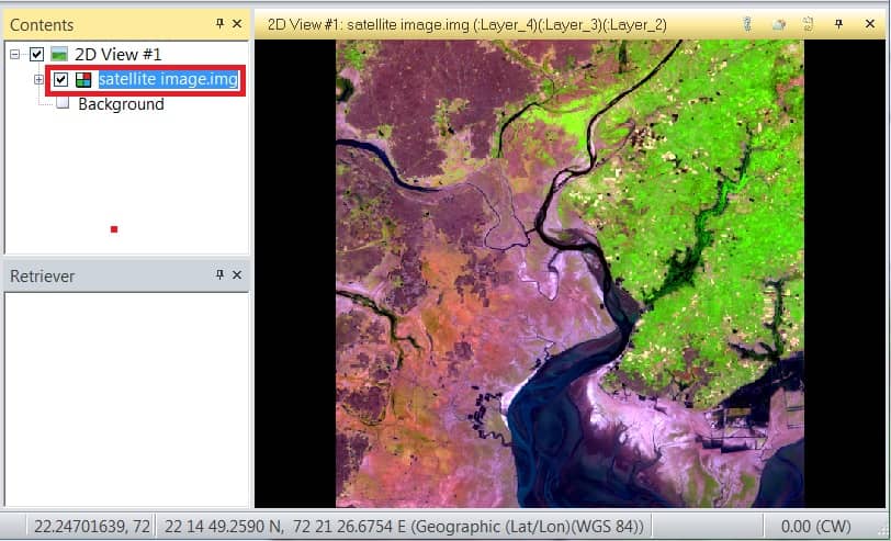 add satellite image to perform supervised classification