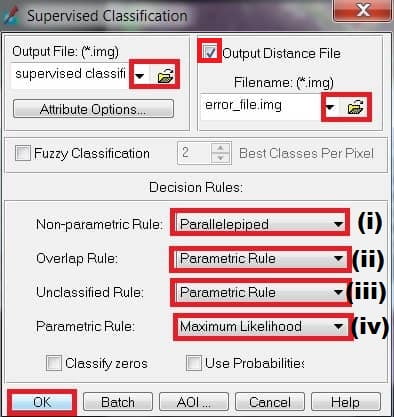 perorm supervised classicication