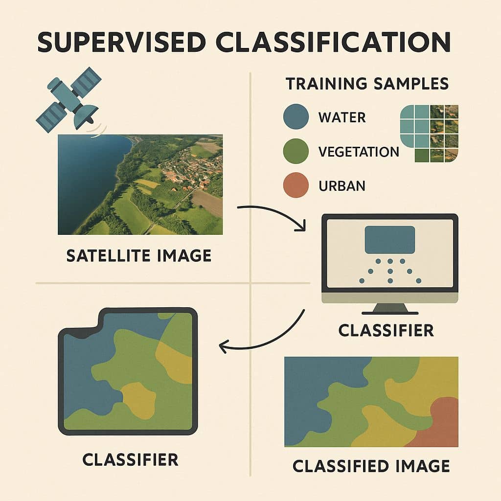 Supervised Classification process