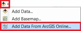 Add Data Button arcmap online