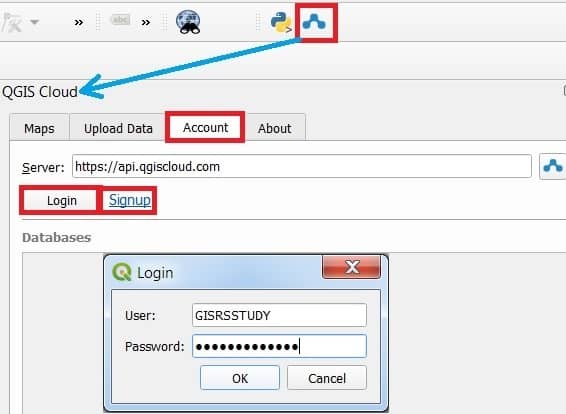 QGIS Online account