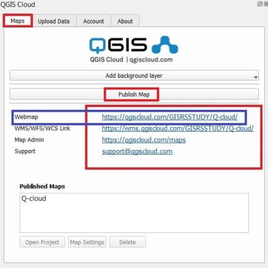 Q-Cloud webmap