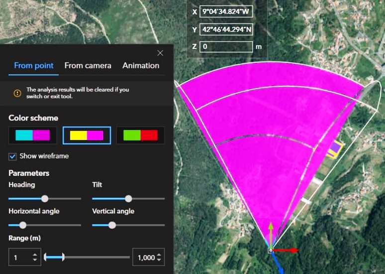 Viewshed Analysis on ArcGIS Earth