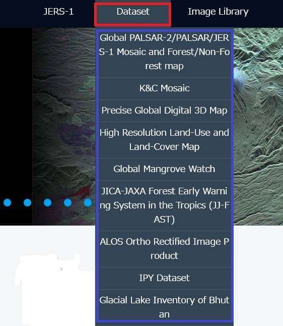 ALOS dataset digital elevation model download