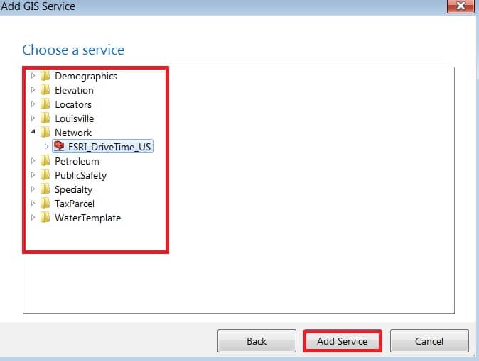 Add GIS Service