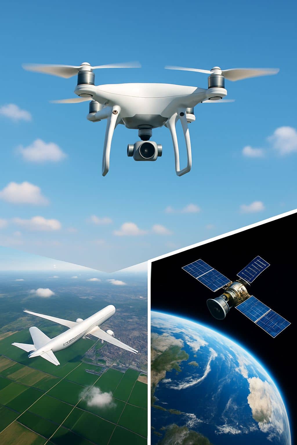 Aerial Mapping Platforms: Drones, Aircrafts and Satellites