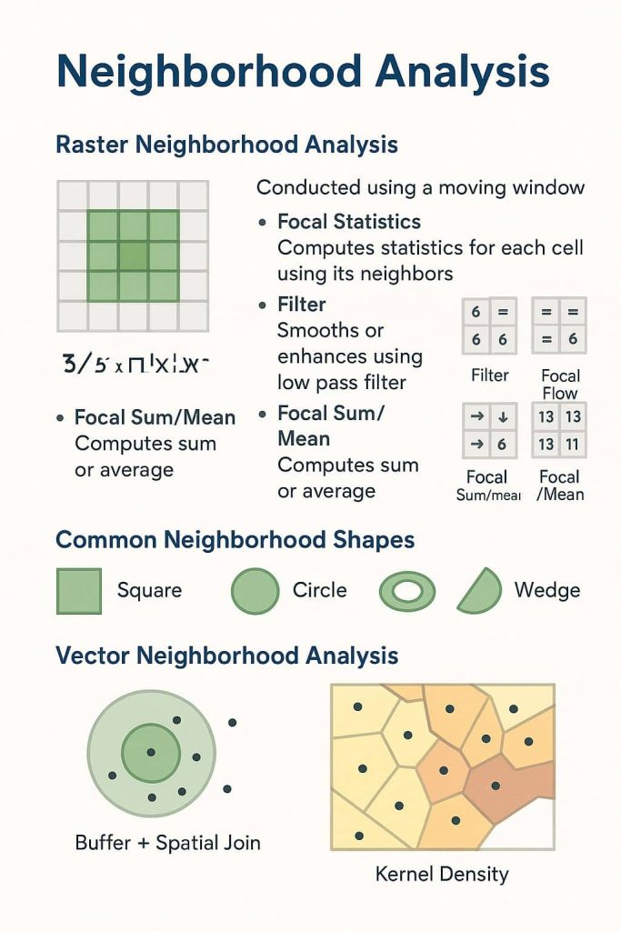 Neighborhood Analysis in GIS