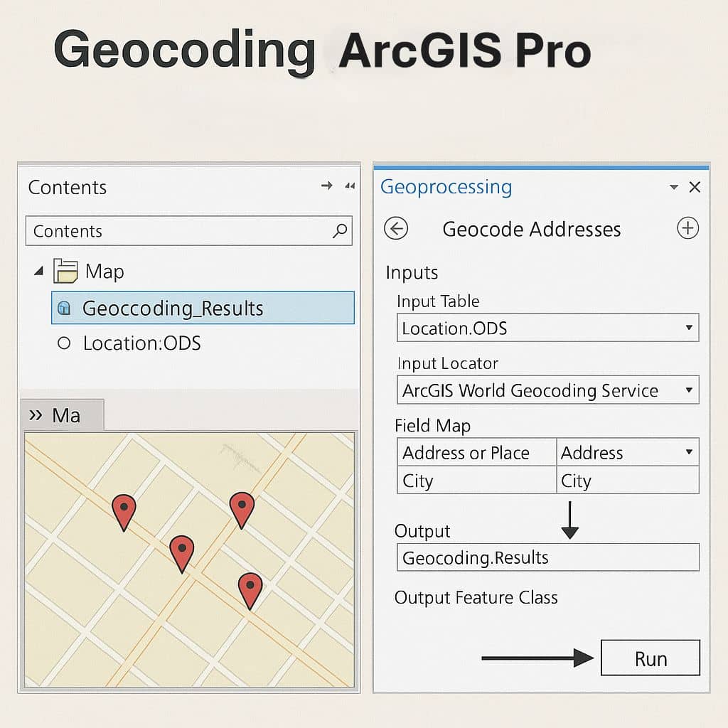 Geocoding ArcGIS Pro