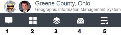 Greene County Ohio GIS Toolbars