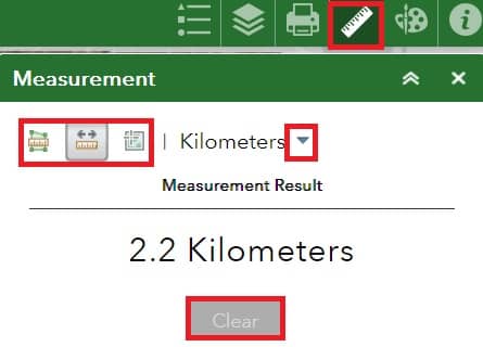 Livingston Country Parcel Viewer Measurement