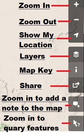 Open Streets Maps toolbars