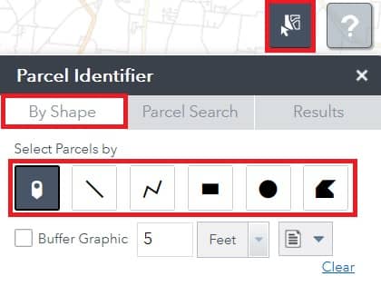 Parcel Identifier By Shape