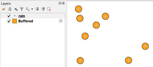 Buffer Analysis in QGIS