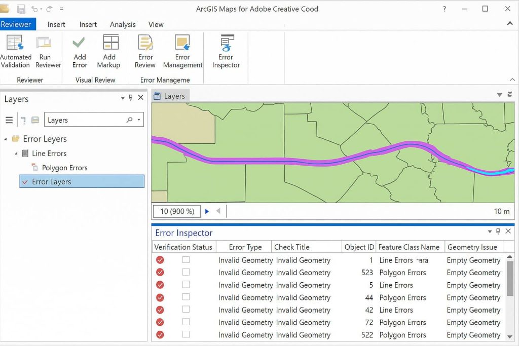 ArcGIS data reviewer