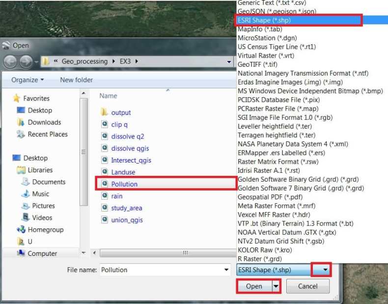 import gis vector data