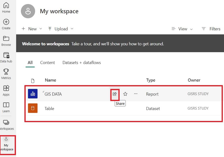 Report in ArcGIS for Power BI