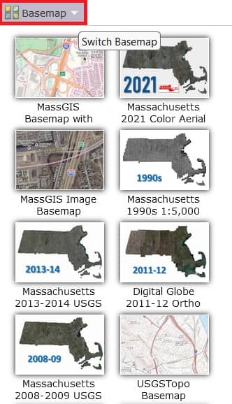 massgis basemap