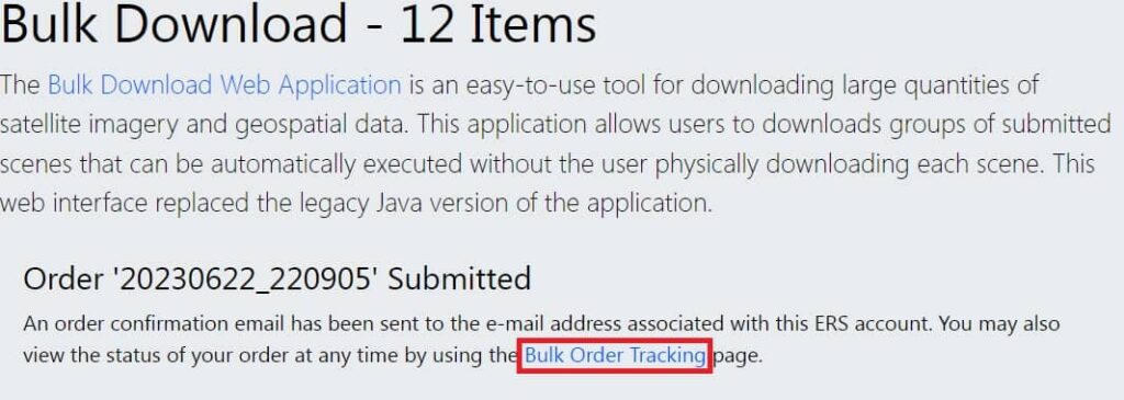 usgs order tracking page