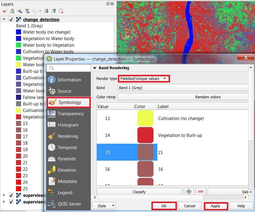 Assessing Change Detection Class