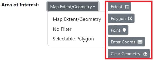 The National Map Viewer AOI