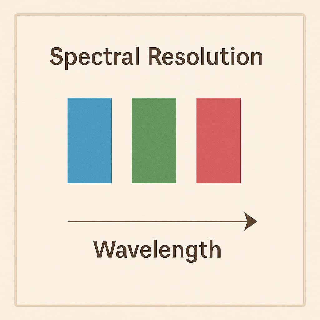 Spectral resolution in Raster