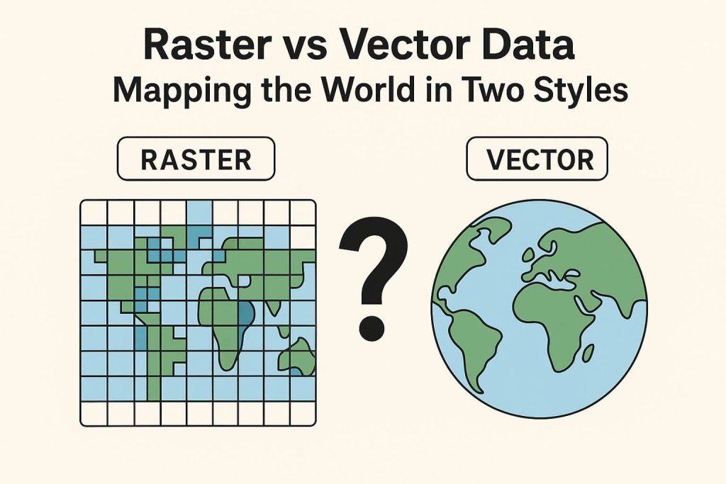 Vector Data vs Raster Data - Geometry of the Real World
